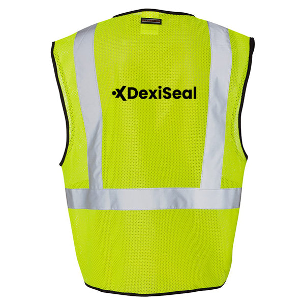 Kishigo Single Pocket Zipper Mesh Class 2 Vest